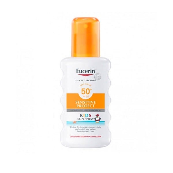 Eucerin Sun kids sensitive protect spray infantil SPF50, 200 ml