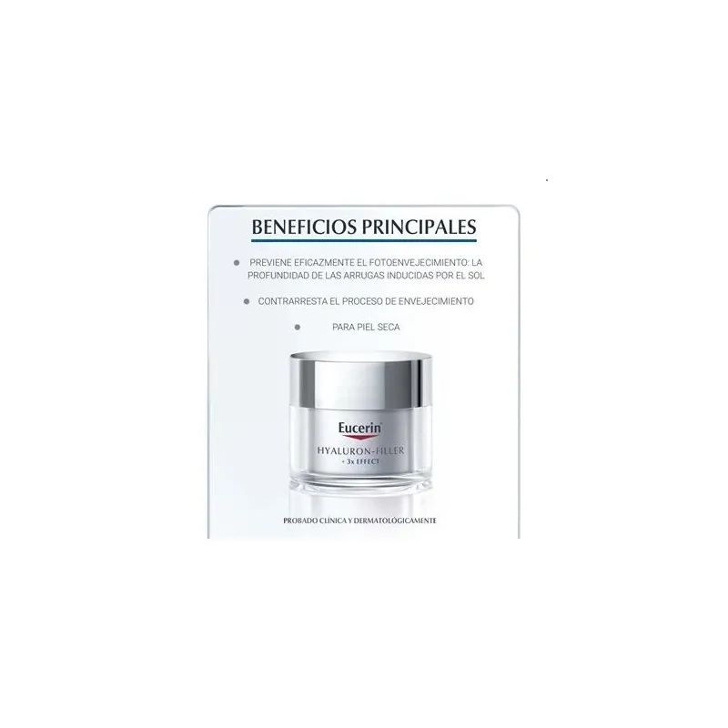 Eucerin Hyaluron Filler día piel seca propiedades Eucerin Hyaluron Filler día piel seca propiedades
