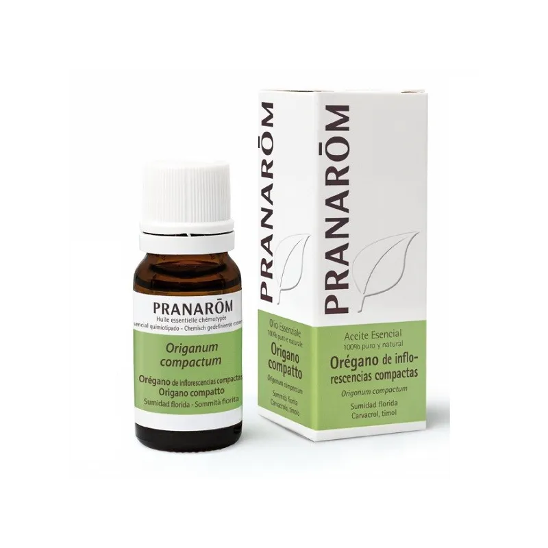 Pranarom Orégano de inflorescencias compactas aceite esencial, 10 ml