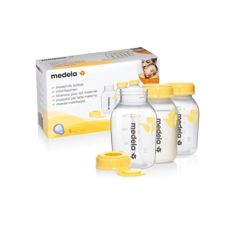 Medela botella-biberón para leche materna, 3x150 ml