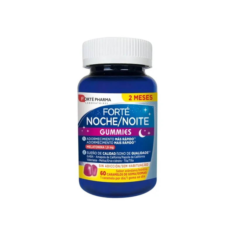 Forte noche gummies, 60 caramelos de goma