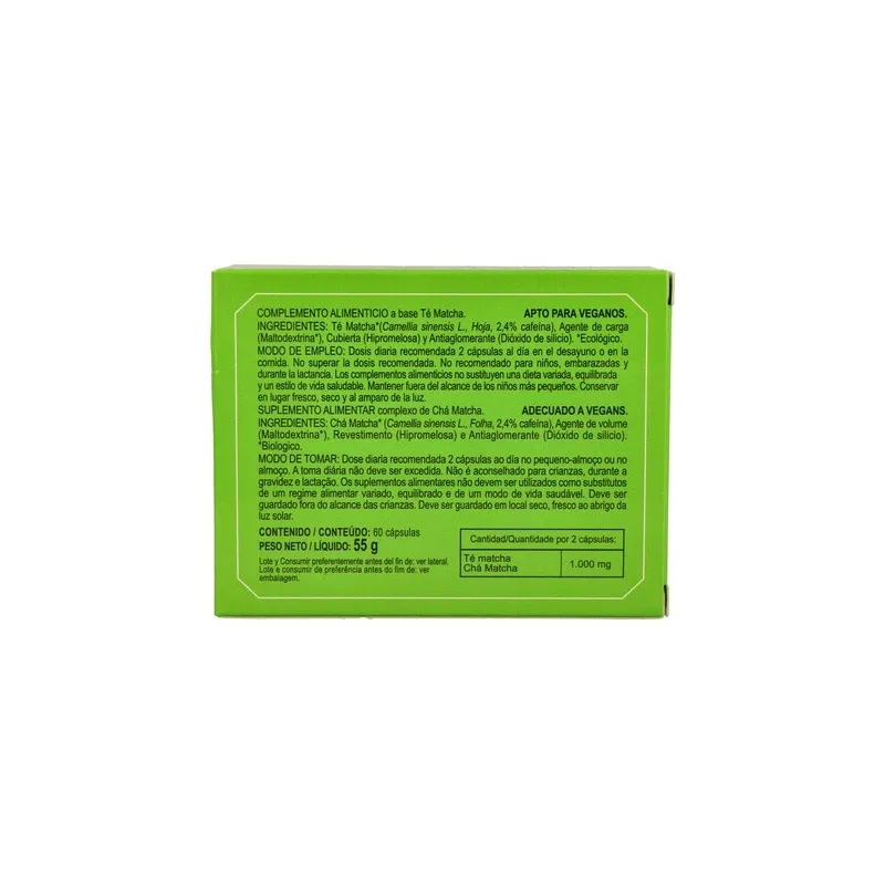 Integralia Matcha Secret té matcha ECO soluble composición Integralia Matcha Secret té matcha ECO soluble composición