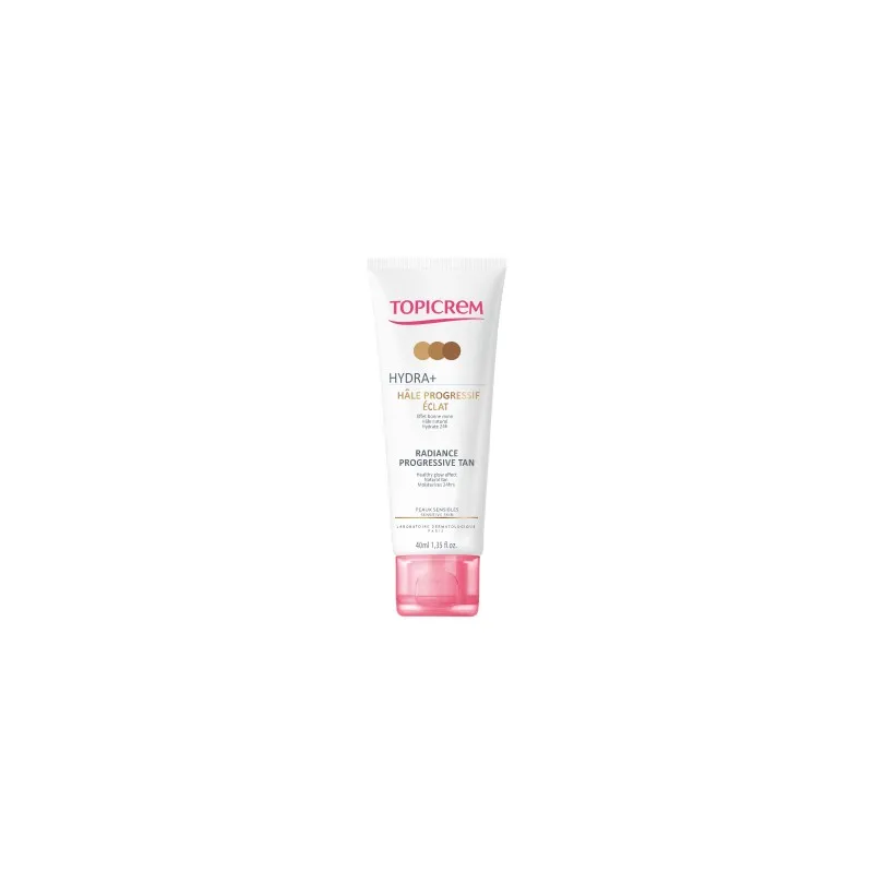 Topicrem Hydra + Bronceador Progresivo Luminoso, 40ml | Farmacia Barata Topicrem Hydra + Bronceador Progresivo Luminoso, 40ml | Farmacia Barata