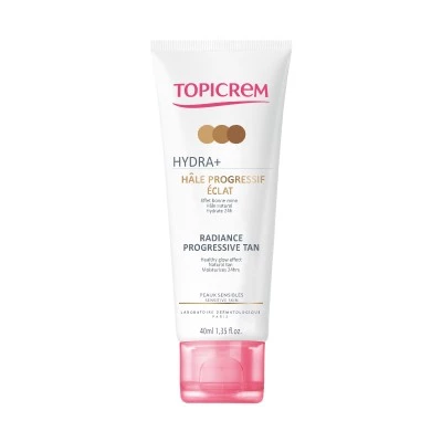 Topicrem Hydra + Bronceador Progresivo Luminoso, 40ml.