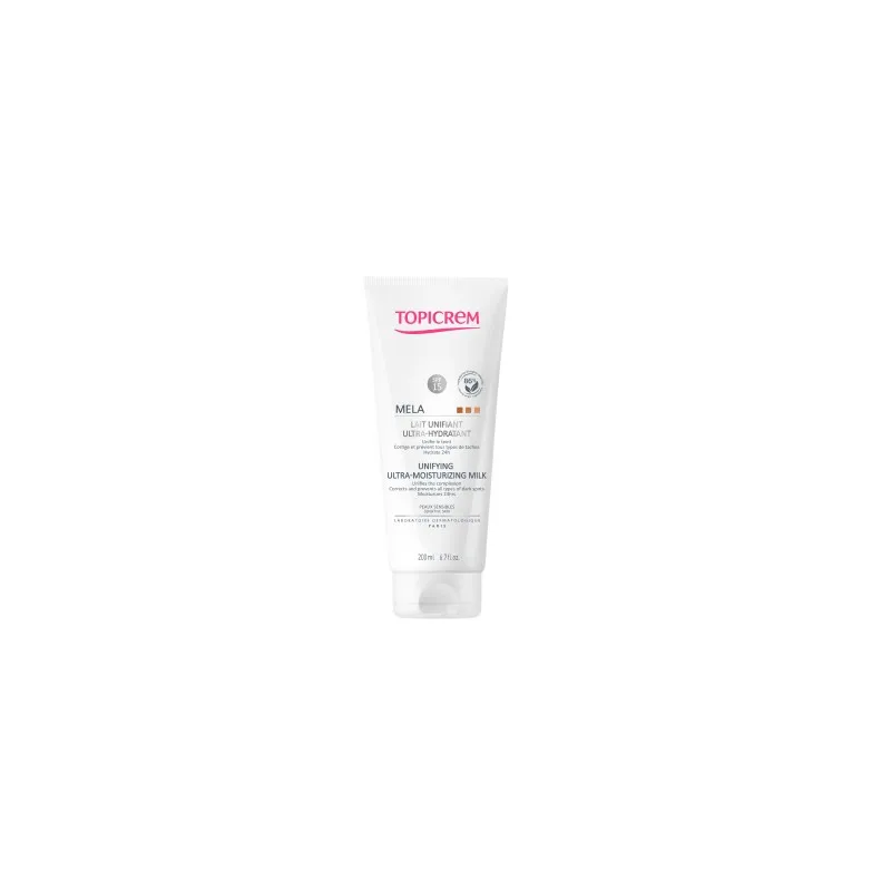 Topicrem MELA leche unificadora ultra-hidratante, 200 ml