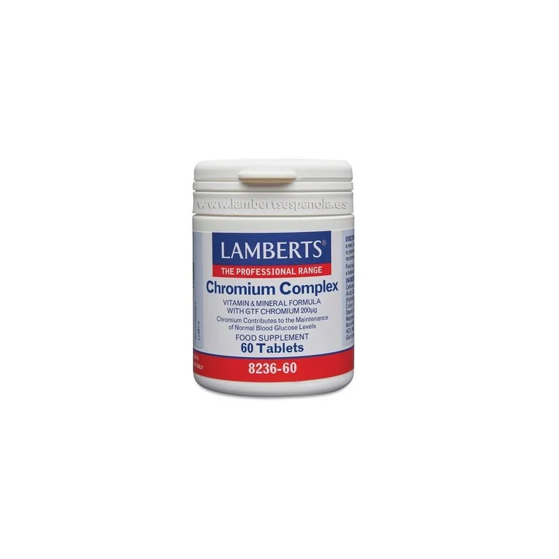 LAMBERTS Complejo de Cromo, 60 comprimidos.