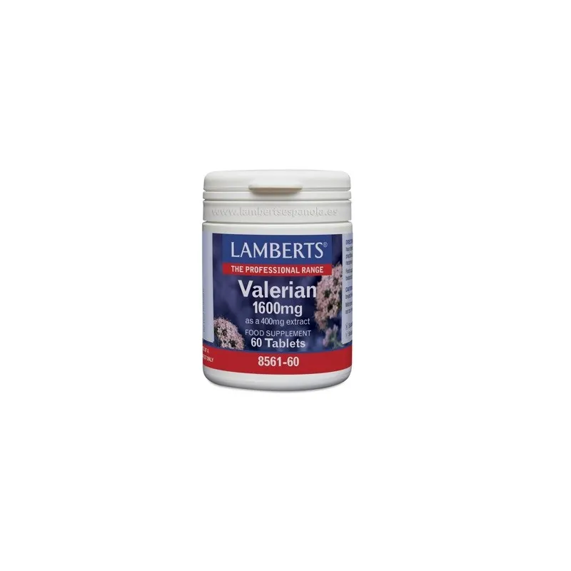 LAMBERTS Valeriana 1.600mg, 60 comprimidos. LAMBERTS Valeriana 1.600mg, 60 comprimidos.