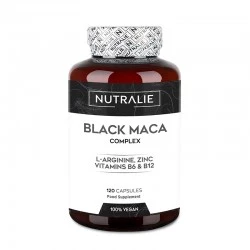 Nutralie maca negra andina complex + zinc energía, 120 cápsulas