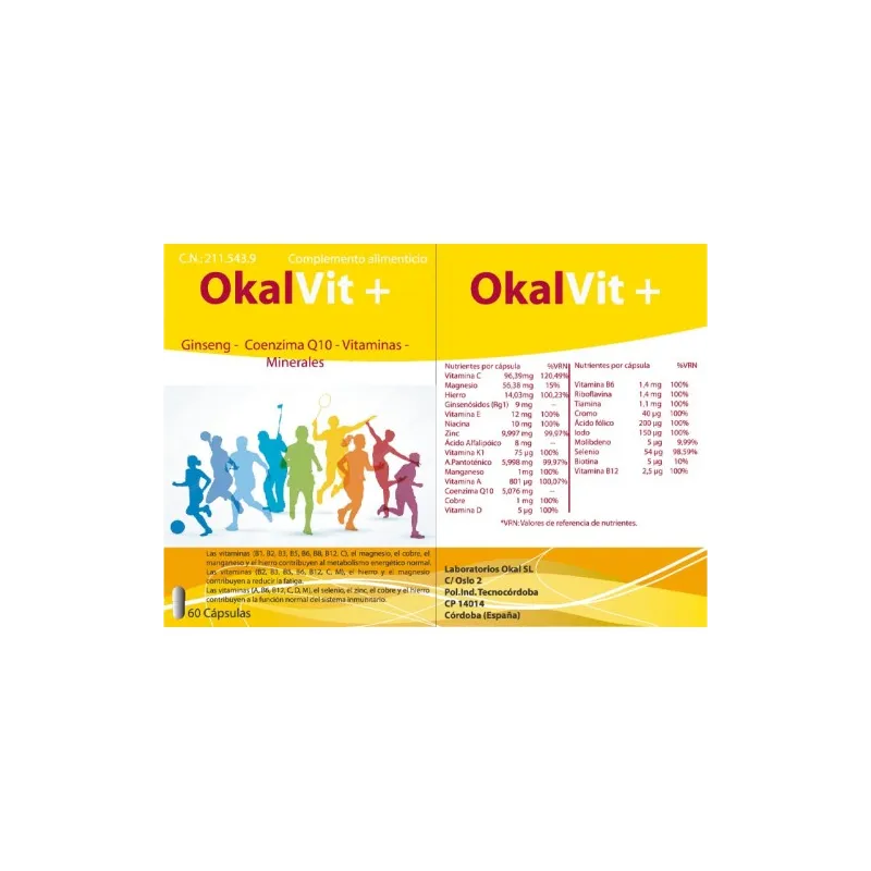 Okalvit + 60 cápsulas Okalvit + 60 cápsulas