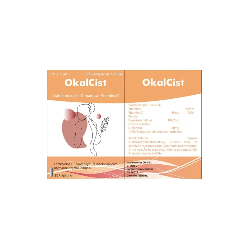 Okalcist 30 cápsulas Okalcist 30 cápsulas