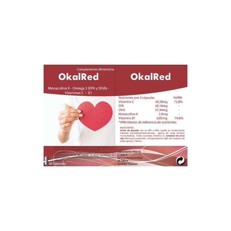 Okalred 60 cápsulas