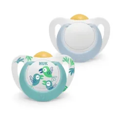 NUK Chupete Star 6-18 Meses Látex