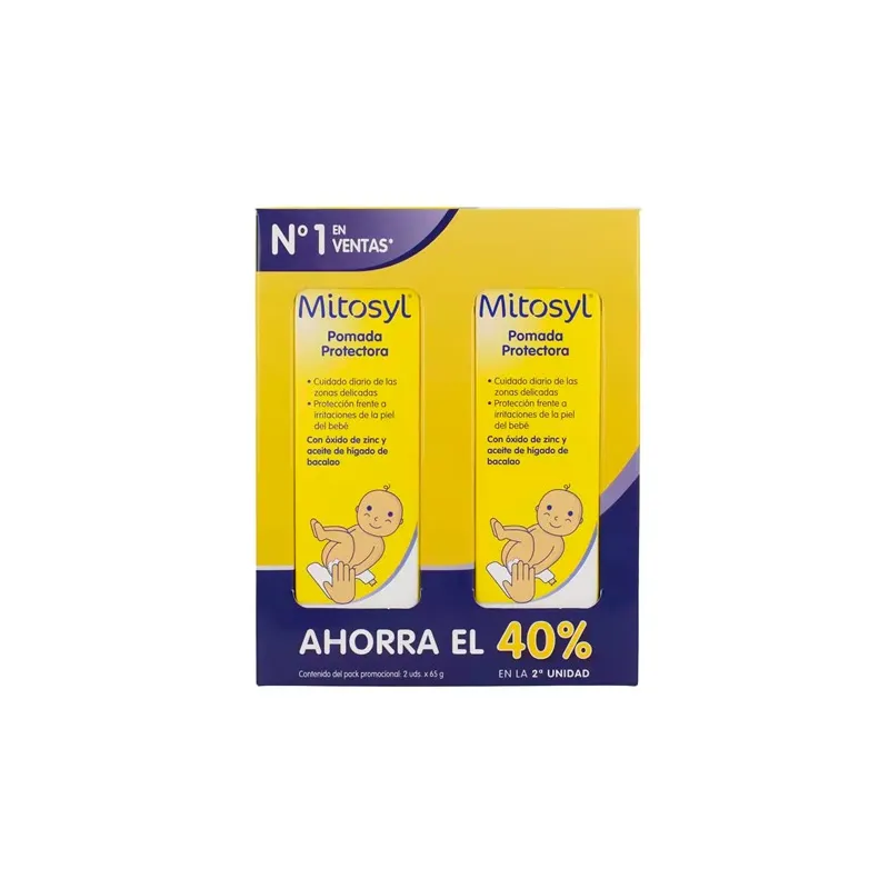 Mitosyl Pomada Protectora Duplo, 2x65g.