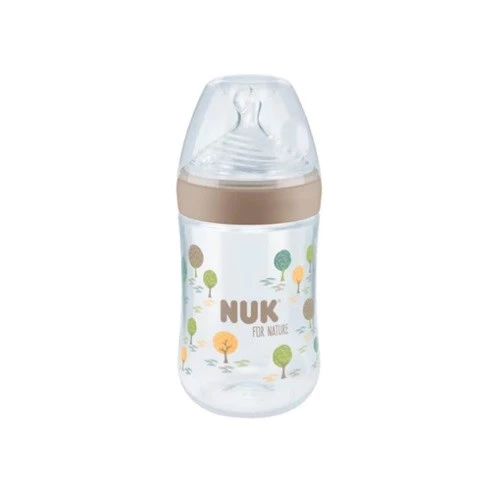 Nuk Biberón Nature Sense L 6-18m, 260ml.