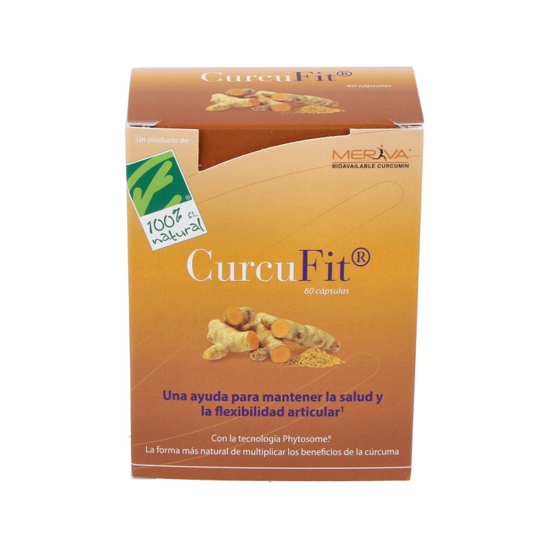 100% Natural CurcuFit, 60 Cápsulas