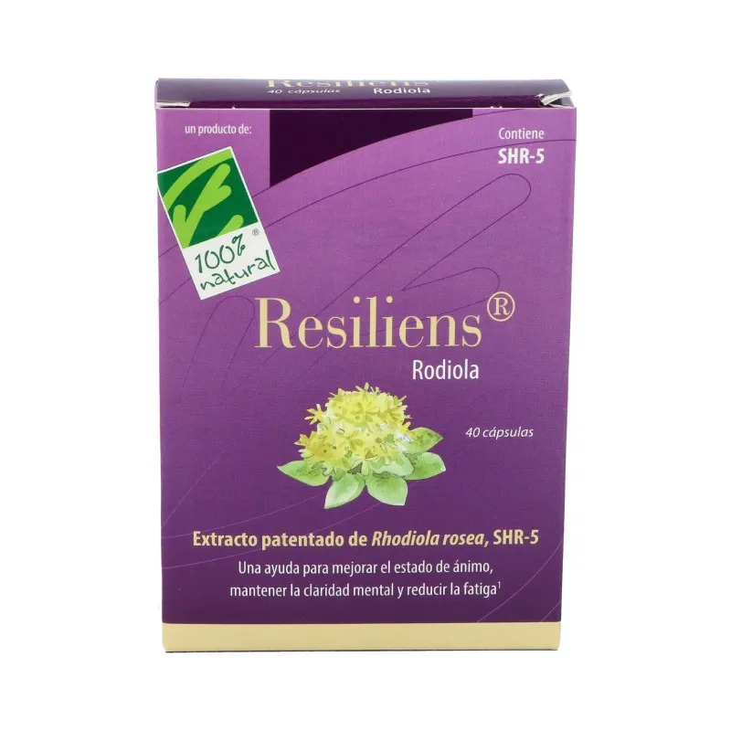 100% Natural Resiliens Rodiola, 40 cápsulas | Farmacia Barata 100% Natural Resiliens Rodiola, 40 cápsulas | Farmacia Barata