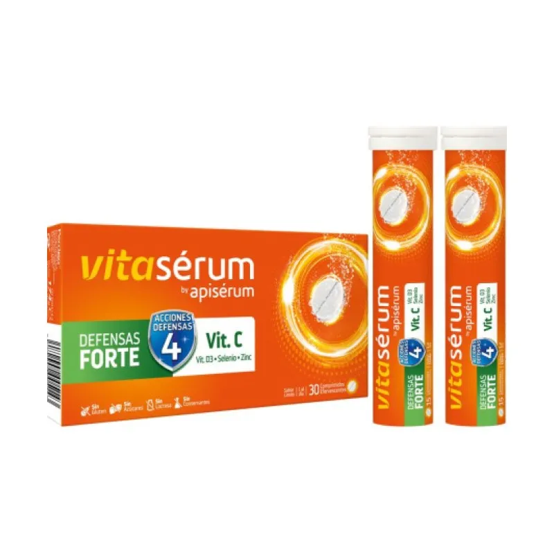 Apiserum Vitaserum Defensas Forte 30 eferv | Farmacia Barata