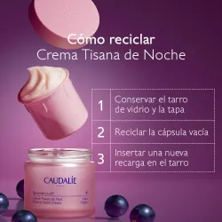 Caudalie Resveratrol-Lift crema tisana de noche recarga, 50 ml Caudalie Resveratrol-Lift crema tisana de noche recarga, 50 ml