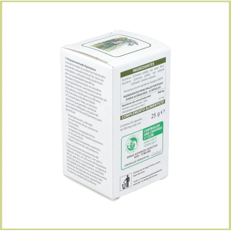 Aboca Equinacea fitoconcentrado, 50 cápsulas Aboca Equinacea fitoconcentrado, 50 cápsulas