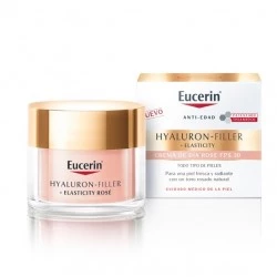 Eucerin Hyaluron-Filler + Elasticity crema de día Rose FPS 30, 50 ml