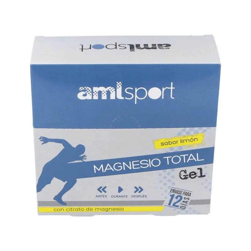 AMLsport Magnesio Total Gel, 12 sobres | Farmacia Barata AMLsport Magnesio Total Gel, 12 sobres | Farmacia Barata