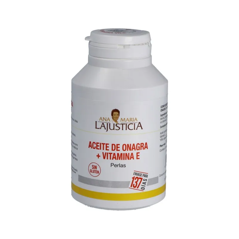 Aceite de Onagra + Vit.E 275 perlas | Farmacia Barata
