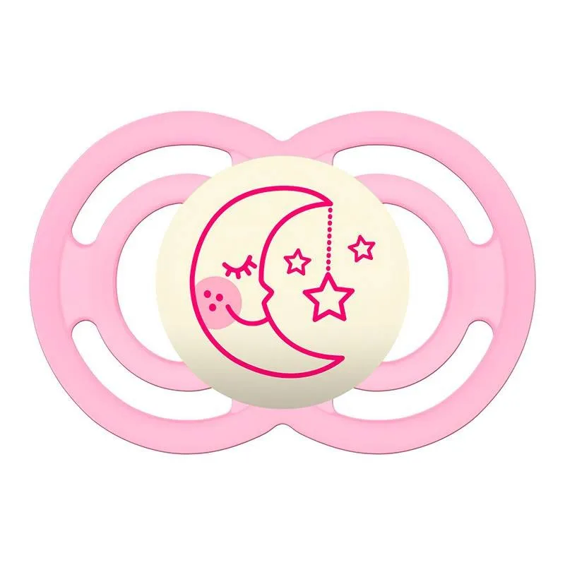 MAM Chupete Silicona Perfect Night Rosa +16M, 2 unidades MAM Chupete Silicona Perfect Night Rosa +16M, 2 unidades