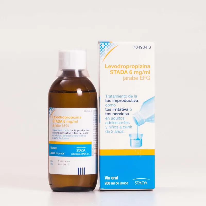 Levodropropizina STADA 6mg/ml jarabe EFG Levodropropizina STADA 6mg/ml jarabe EFG