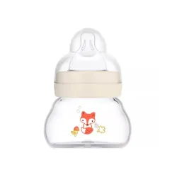 MAM Biberón Feel Good cristal color neutro, 90 ml