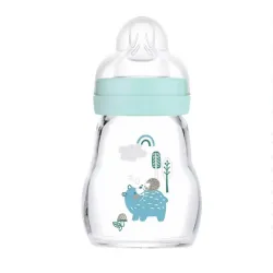 MAM Biberon Feel Good Cristal Azul 170 ml MAM Biberon Feel Good Cristal Azul 170 ml