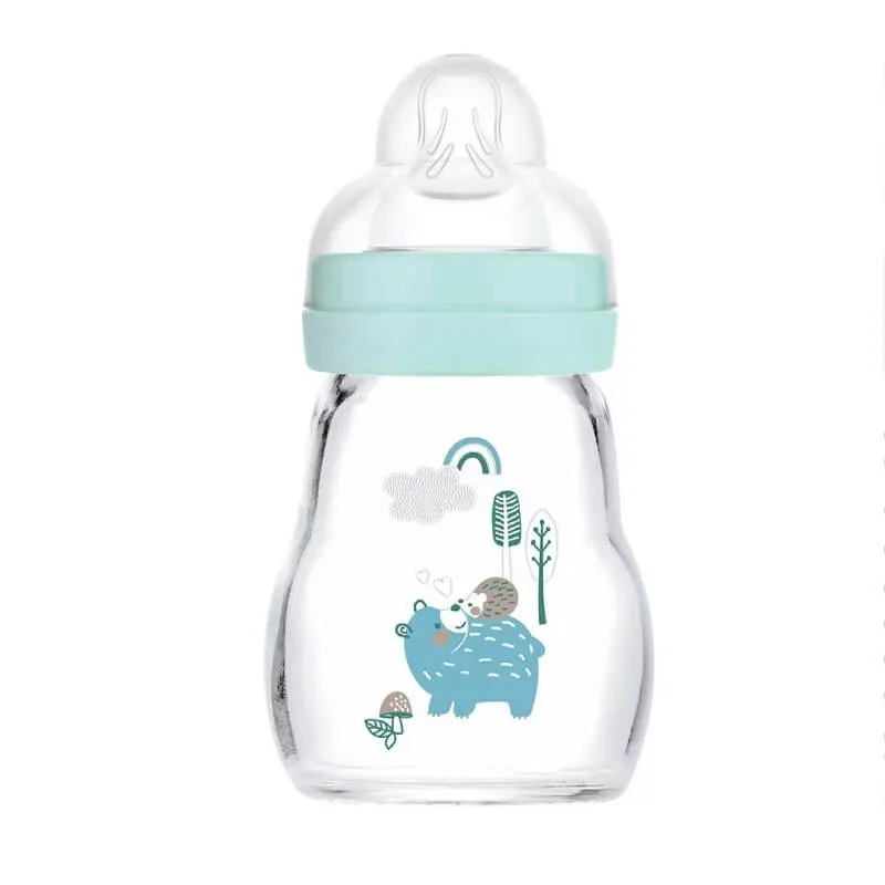 MAM Biberon Feel Good Cristal Azul 170 ml MAM Biberon Feel Good Cristal Azul 170 ml
