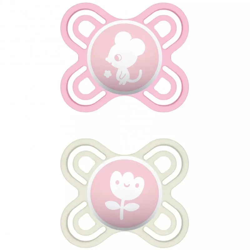 MAM Chupete Silicona Perfect Night Rosa 2-6 meses | Farmacia Barata