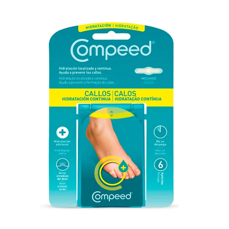 Compeed Callos Hidratacion Continua 6 uds