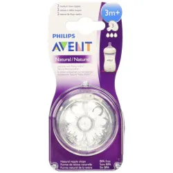 AVENT tetina natural flujo rápido natural response +3M, 2uds AVENT tetina natural flujo rápido natural response +3M, 2uds