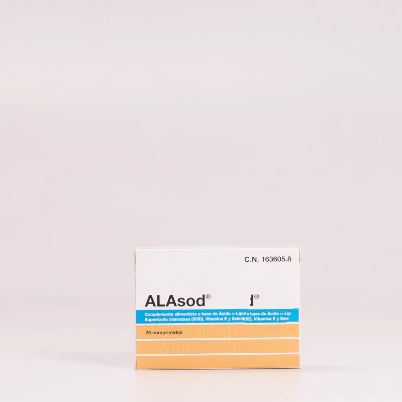 ALAsod, 20comprimidos. ALAsod, 20comprimidos.