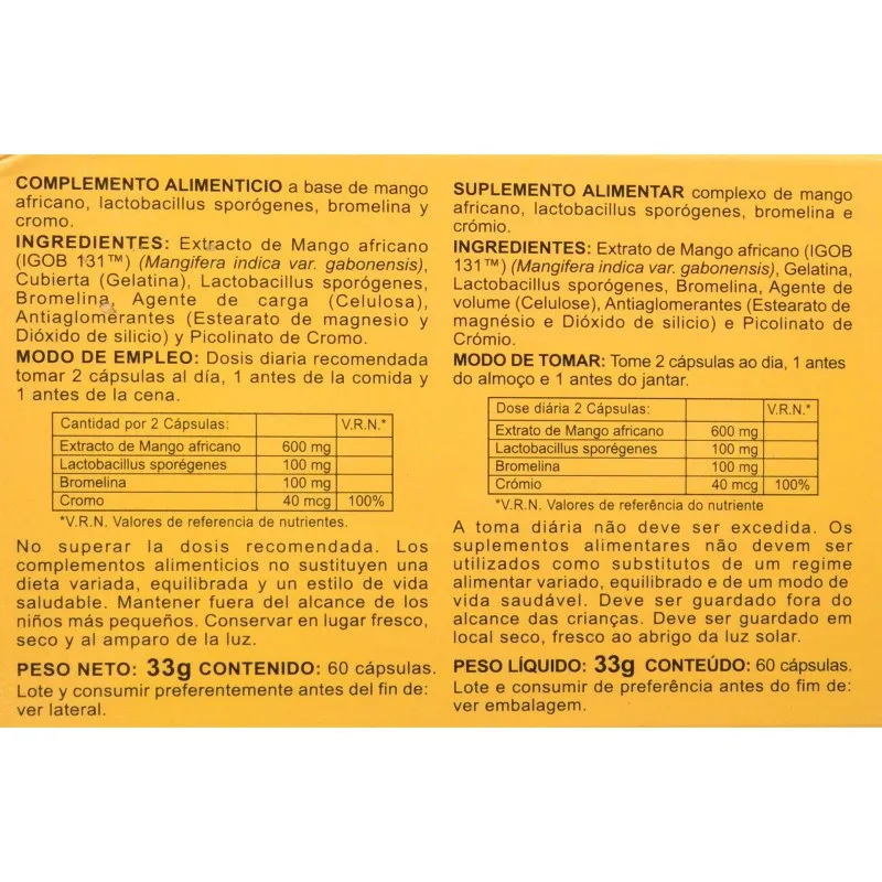 Integralia Mango Africano Plus | Farmacia Barata Integralia Mango Africano Plus | Farmacia Barata