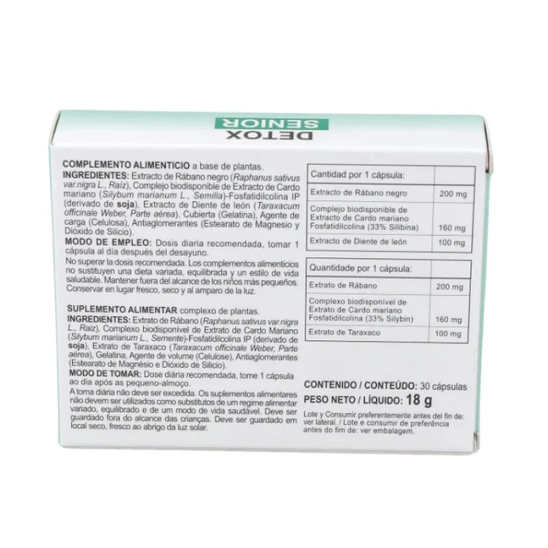 Integralia Detox Senior 30 cápsulas | Farmacia Barata Integralia Detox Senior 30 cápsulas | Farmacia Barata