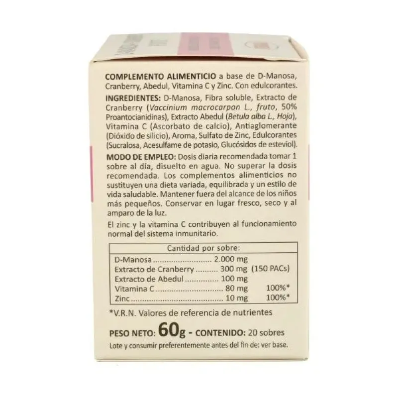 Integralia D-Manosa Cranberry Forte | Farmacia Barata Integralia D-Manosa Cranberry Forte | Farmacia Barata