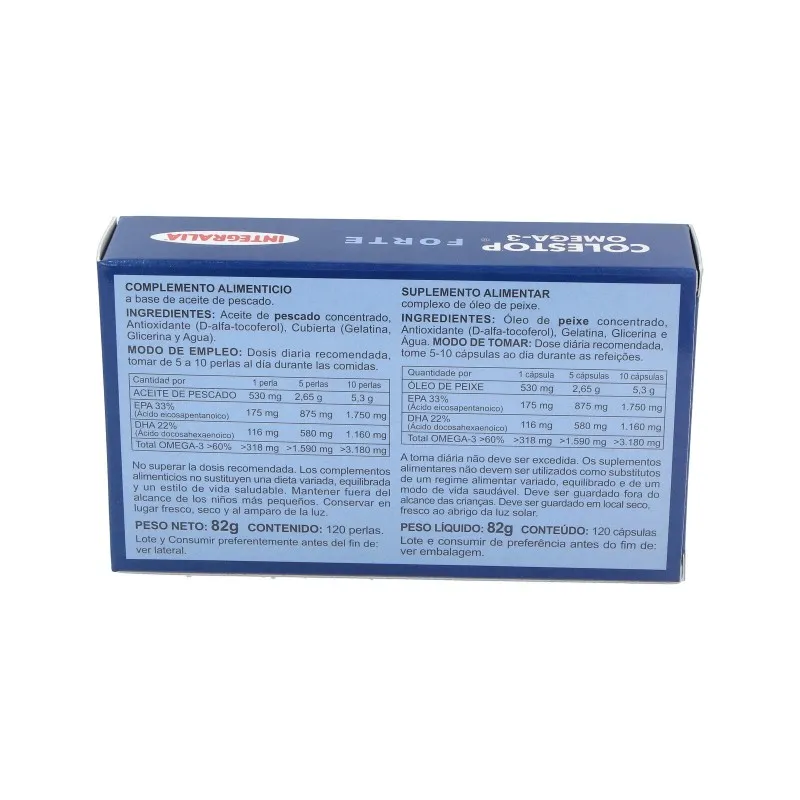 Integralia Colestop Omega 3 120 Perlas | Farmacia Barata