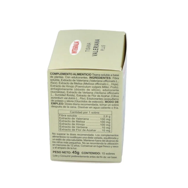 Integralia Valeriana Plus | Farmacia Barata