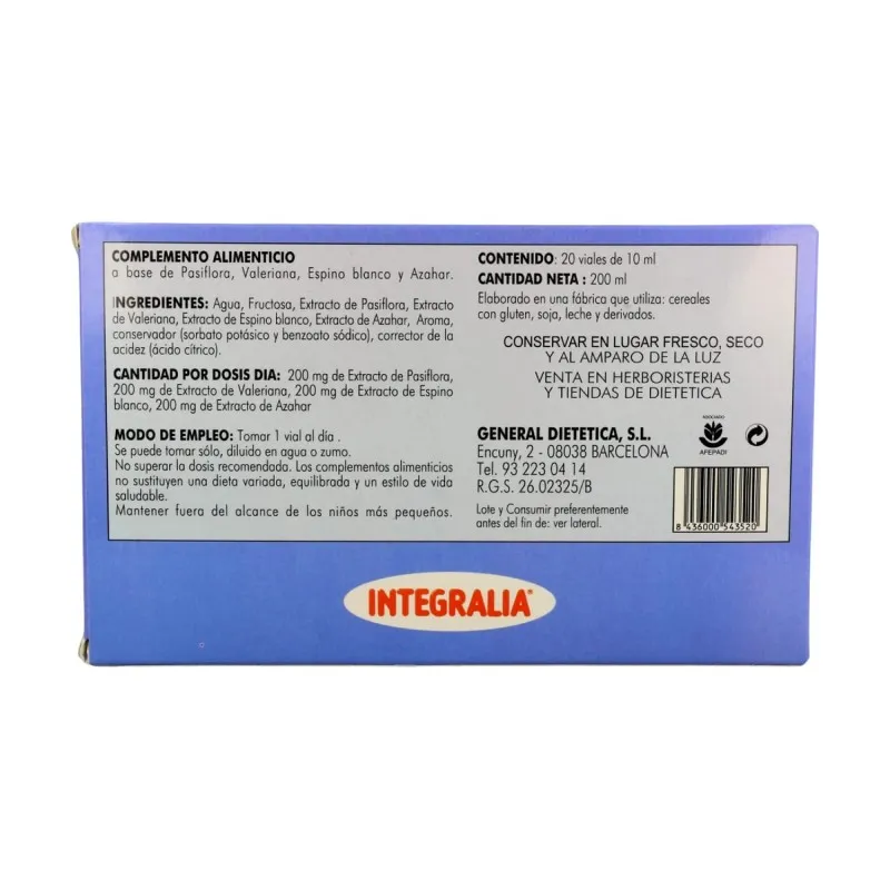 Integralia Pasiflora Plus | Farmacia Barata Integralia Pasiflora Plus | Farmacia Barata