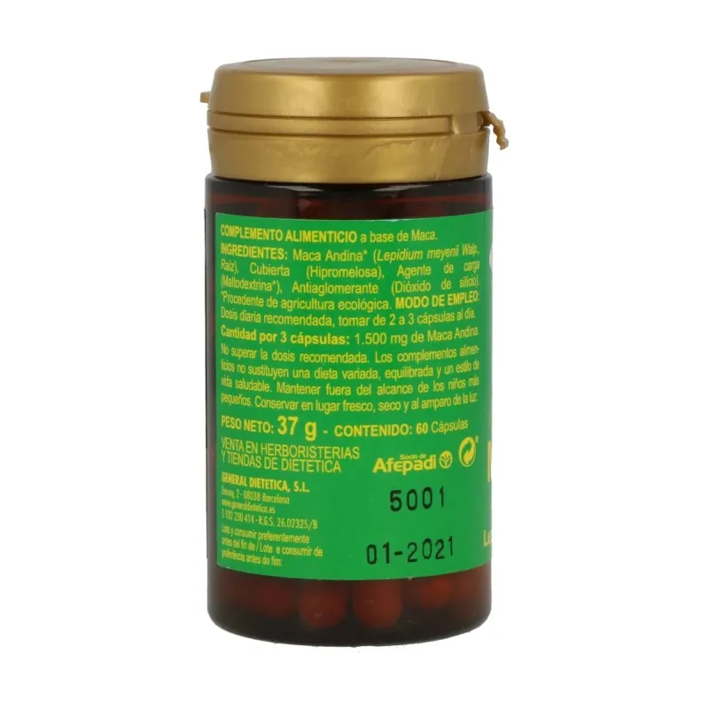 Integralia Maca Andina Eco 60 Cápsulas | Farmacia Barata
