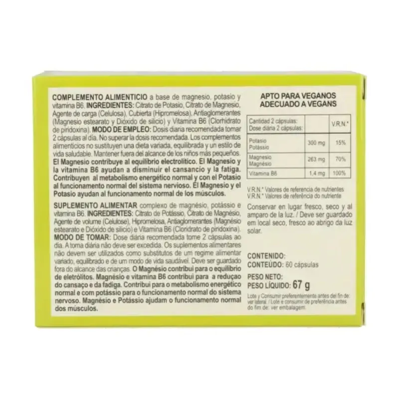 Integralia Magnesio + Potasio | Farmacia Barata