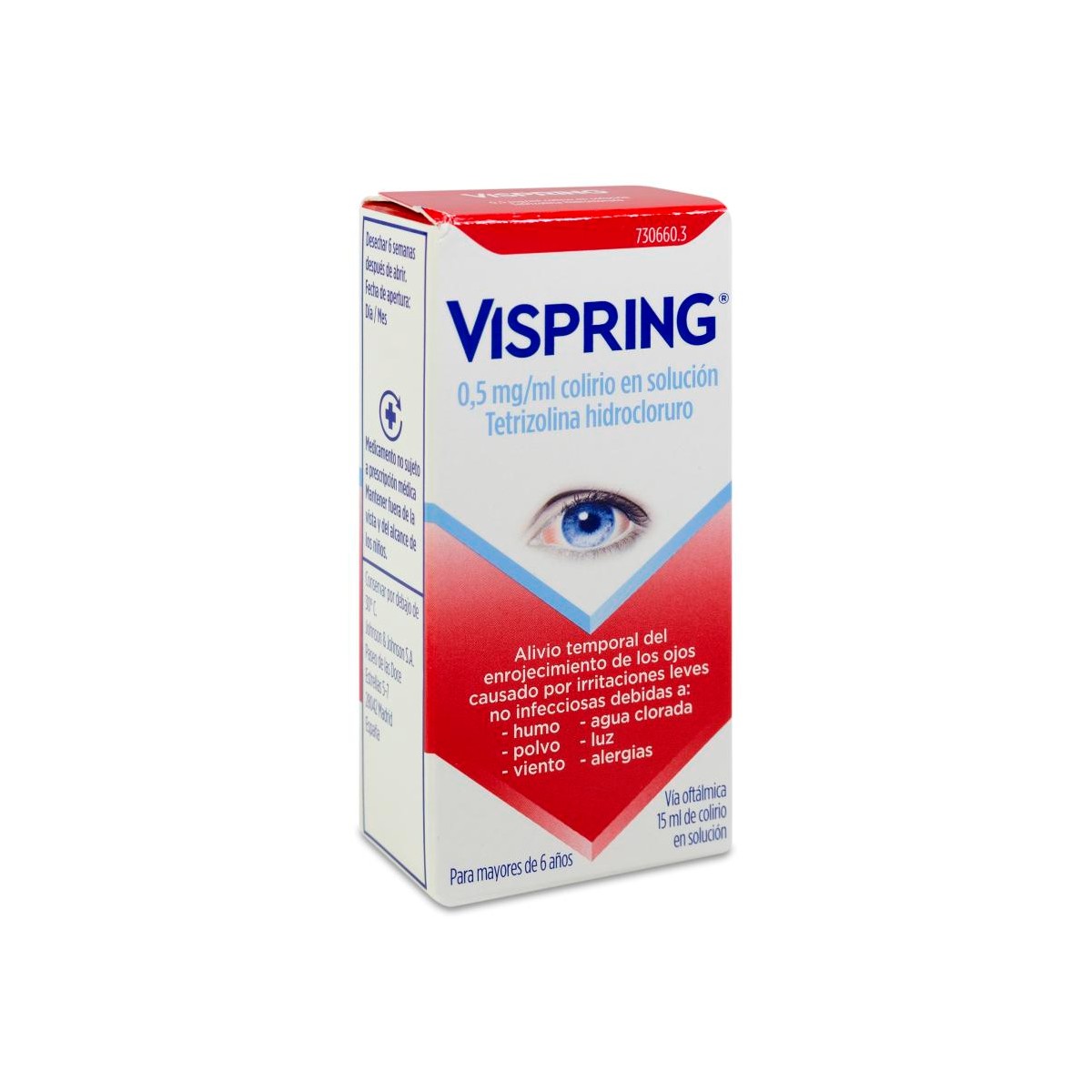 Vispring 0.05% Colirio, 10ml.