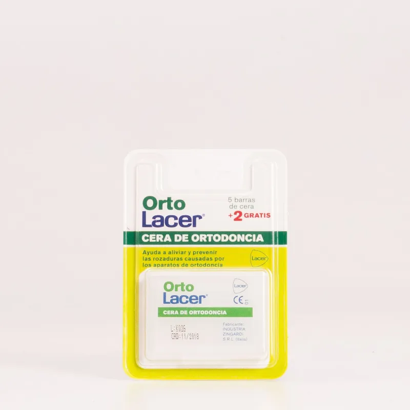 Lacer Cera de Ortodoncia OrtoLacer, 5U. Lacer Cera de Ortodoncia OrtoLacer, 5U.