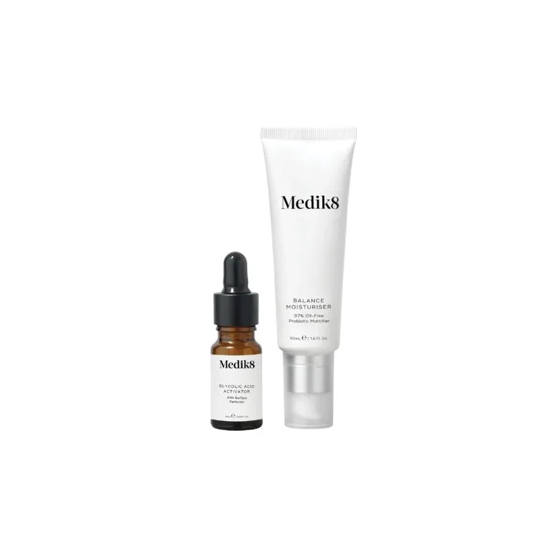 Medik8 Balance moisturiser with glycolic acid activator, 50 ml