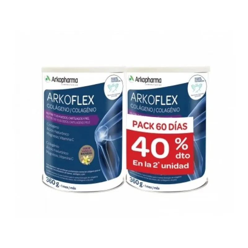Arkoflex Colágeno Sabor Vainilla Duplo | Farmacia Barata Arkoflex Colágeno Sabor Vainilla Duplo | Farmacia Barata