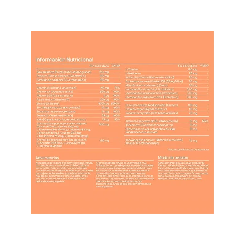 Olistic oferta triplo mujer informacion nutricional Olistic oferta triplo mujer informacion nutricional