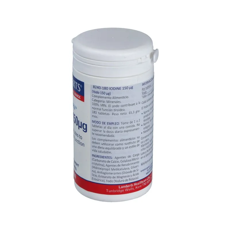 Lamberts Yodo 150 µg | Farmacia Barata Lamberts Yodo 150 µg | Farmacia Barata