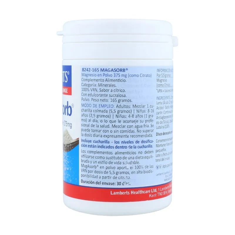 Lamberts MagAsorb 165 g | Farmacia Barata Lamberts MagAsorb 165 g | Farmacia Barata